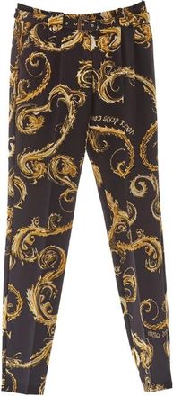 Versace Jeans Couture Straight Trousers, female, Multicolor, Size: XS Pantalone Cady Barocco