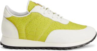 Giuseppe Zanotti Runner leren sneakers - Groen