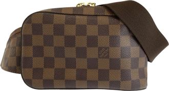 Louis Vuitton Damier Brown Pvc Pouch Sling Bag (Pre-Owned)