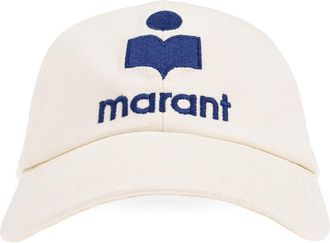 Isabel Marant Cappello da baseball Tyron con ricamo - Toni neutri