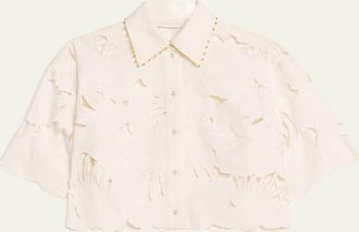 Zimmermann Mahon Embroidered Blouse