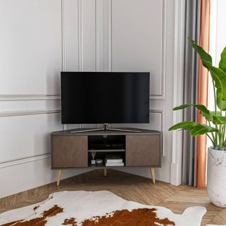 Decorotika Lesson 120 cm Corner TV Unit for TVs up to 51