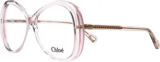 Chlo&eacute; CH0011O002 Acetate Round-Frame Eyeglasses - Pink