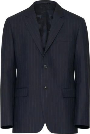 Maison Margiela Heren, Jassen, Blauw, Maat: XS