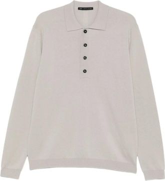 low brand Polo de lana virgen - Knitwear - Hombre - Beige - 2XL