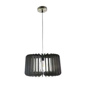 Fabrilamp Colgante Ebano 1xe27 Madera Caf&eacute; 40d