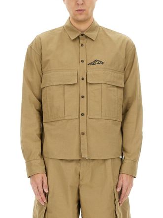 Dsquared2 Brown Relaxed Logo Shirt