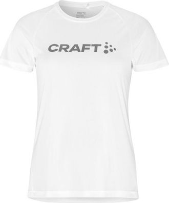 Craft Core Unify Logo Tee Funktionsshirt f&uuml;r Damen | wei&szlig;