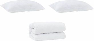 vidaXL Edredón con almohada 3 pcs Microfibra vidaXL