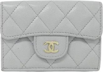 Chanel Pre-owned Tri-fold Wallet - - Pre-owned - Donna - Grigio - ONE SIZE
