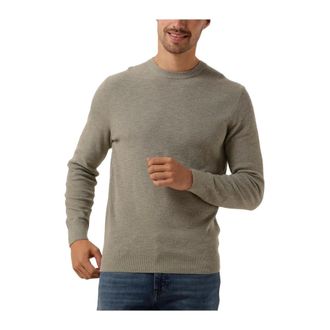 Profuomo Truien & Vesten, Heren, Groen, S, Groene Gebreide Trui Crew Neck