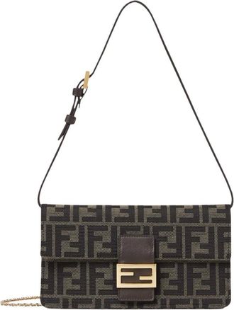 Fendi Wallet On Chain Tube - female - Fendi - Shoulder Bags - Brown - ONE SIZE - Bags