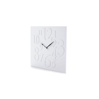 tomasucci Mix wall clock, matt white