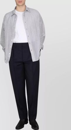 Acne Studios straight leg trousers featuring pleated front