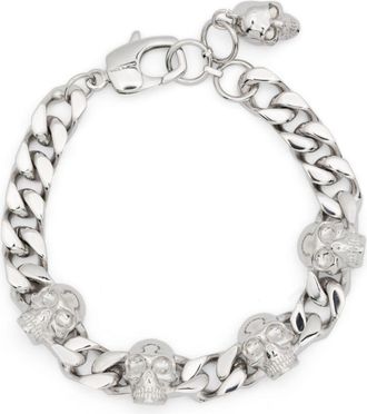 Alexander McQueen Skull chain bracelet - Silver