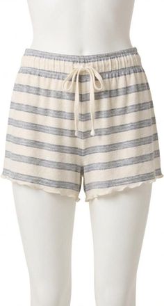 Z Supply Campus Stripe Short In Vanilla Ice