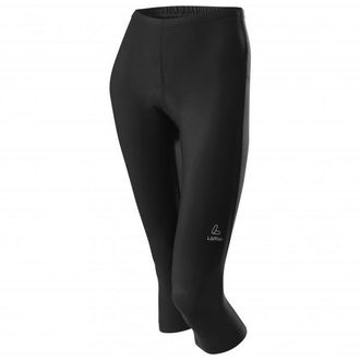LOEFFLER Bike 3/4 Tights Basic Velohose f&uuml;r Damen | schwarz