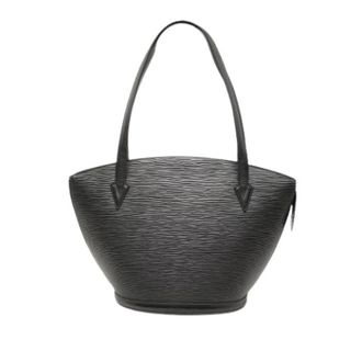 Louis Vuitton Pre-owned Saint Jacques GM Schoudertas - Dames - Pre-owned - Zwart - Maat: ONE Size Leer