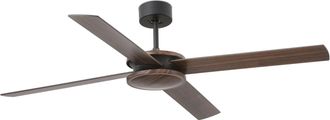 Netlighting Polea Ceiling Fan 132cm Brown 4 Blades
