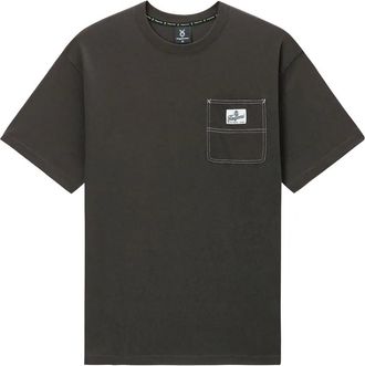 Fingercroxx T-shirt con taschino - Grigio