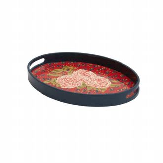 Lisa Corti Leopard Flower Lacquered Tray