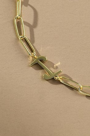 Uncommon James Cursive Initial Monogram Necklace