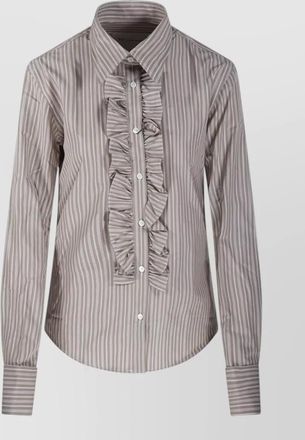 Ami long sleeve ruffled shirt