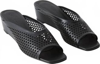 Rachel Comey Womens Balant Open Toe Wedge In Black