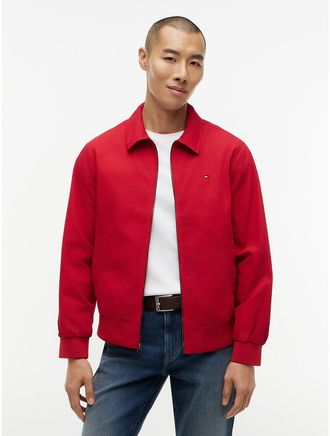 Tommy Hilfiger Mens Lightweight Ivy Jacket - Red - XXL