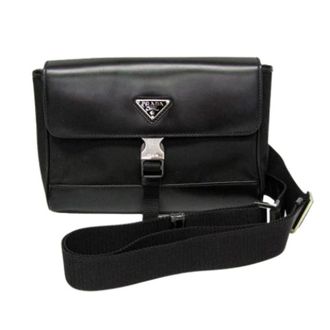 Prada Pre-owned Cross Body Bags, female, Black, Size: ONE SIZE Pre-owned Re-Nylon 2Vd044 Shoulder Bag