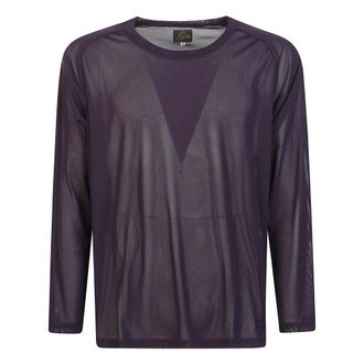 Needles Heren, Tops, Paars, Maat: XL Leer