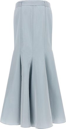 Pinko Mermaid Taffeta Skirt - Blue