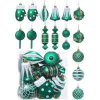 OEM Pallina Di Natale In Plastica, Decorazione Natalizia Festiva, Piccolo Ciondolo Per Albero Di Natale - Crezuo