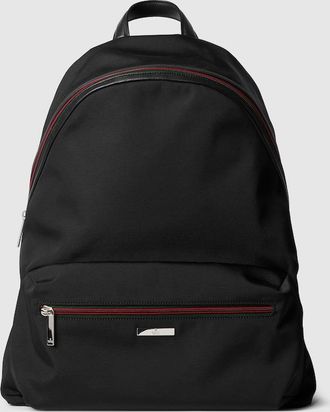 Gucci Tag Medium Backpack, Black, Nylon