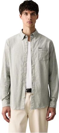 Barbour Marsden Tailored Oxford Shirt - Heren - Casual Overhemden - Grijs - XL - Katoen - Overhemden