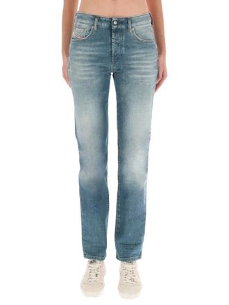 Diesel Denim Regular Mid Rise Jeans