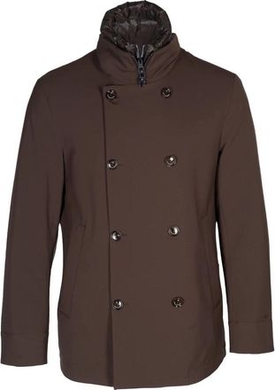 Montecore Peacoat - Heren - Mantel - Bruin - 2XL - Jassen