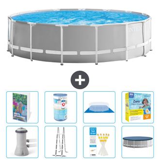 Intex Piscina Prism Frame Redonda - 457x122 Cm - 9-piezas S572