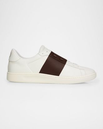 Valentino Garavani Men & apos;s Open Royco Sneakers in Nappa Calfskin