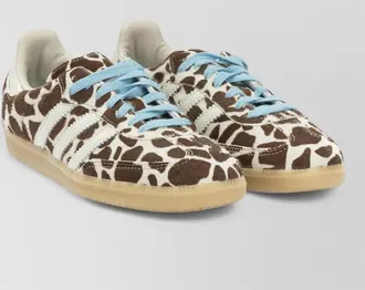 adidas low top sneakers slip on animal print