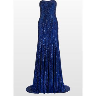 Jenny Packham Sarai Gown in Midnight Kiss at Nordstrom, Size 14 Uk