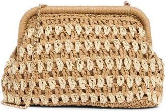 Urban Expression Straw Clutch in Camel at Nordstrom Rack