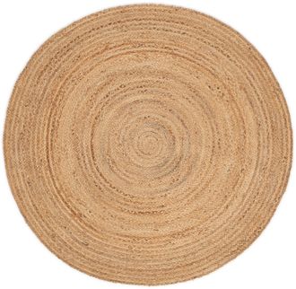 Carpetfine Teppich »Nele Juteteppich Naturfaser« rund 6 mm Höhe geflochtener Wendeteppich aus 100%Jute, in rund und oval, viele Grössen