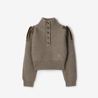 Burberry Wool Half-button Sweater