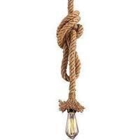 OEM L&aacute;mpara Colgante De Cuerda De C&aacute;&ntilde;amo De Estilo Vintage, 200 Cm (6,5 Pies), Casquillo E26/e27, Para Restaurante, Comedor O Dormitorio. - Crezuo