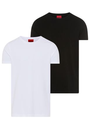 HUGO BOSS T-Shirt HUGO HUGO-Round, Herren, Gr. XXL, open miscellaneous960, Single Jersey, Obermaterial: 96% Baumwolle, 4% Elasthan, unifarben, slim fit normal, 