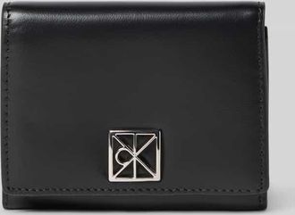 Calvin Klein Portemonnaie mit Label-Detail in Black, Größe 1