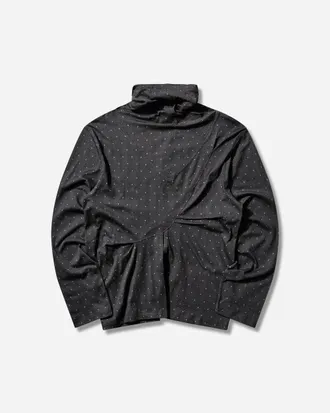 Kiko Kostadinov Men s Ohne Long Sleeve Mock Neck Top Black / Sapphire