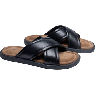 Tailorbyrd Eastport Slide Sandal in Black at Nordstrom Rack, Size 11