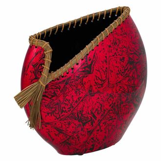 Wanderlust Deco Wanderlust Deco - Jarr&oacute;n De Cer&aacute;mica Rojo 35x14,5x36